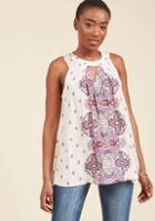 Modcloth Barbecue Bliss Sleeveless Top