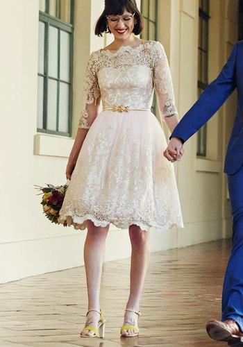  Gilded Grace Lace Dress In Champagne In 2