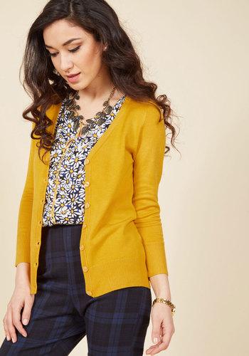  Charter School Cardigan In Honey In S
