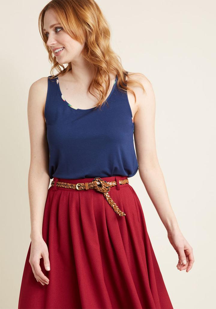 Modcloth Front-to-back Fab Tank Top In M
