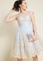 Chichilondon Chi Chi London Exquisite Elegance Lace Dress In Sky In 8