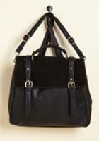 Modcloth Stop, Rock, And Roll Convertible Bag In Black