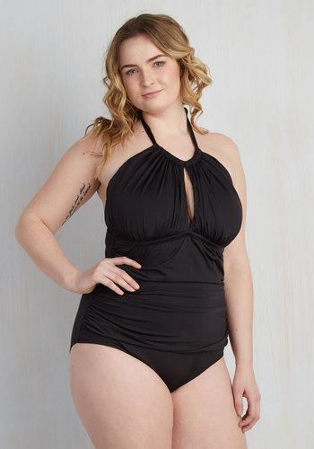  Working Tidal One-piece Swimsuit In Black - 1x-3x In 2x