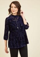  Tasseography Party Velvet Top In M