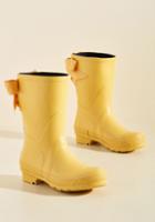 Modcloth Good To The Last Raindrop Rain Boot In Rubber Duck