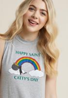 Modcloth Fortune-legged Friend Tank Top In L
