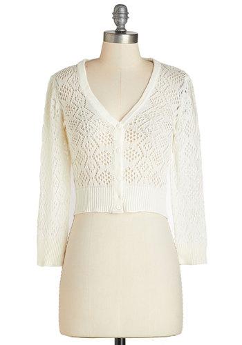 Mak Cream Of The Cropped Cardigan