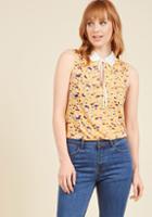  Snapshot Of A Stylista Tank Top In Yellow In 4x