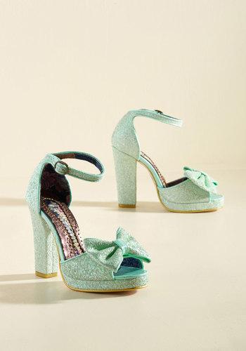 Glitter-patter Peep Toe Heel In 41