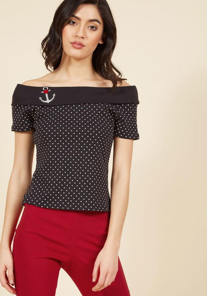 Modcloth From Head To Bateau Top