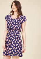 Modcloth Oh My Gosh A-line Dress In Felines