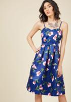 Modcloth Vogue Vitality Fit And Flare Dress In Xs