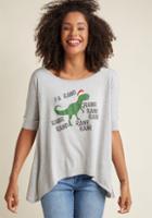 Modcloth World's Rex Singer Graphic Tee In 4x