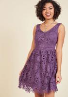  Dreams Of Decadence Lace Dress In Violet In 1x