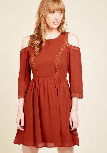  Shoulder The Responsibility A-line Dress In S