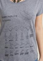 Modcloth Fold, Flaunt, Repeat Graphic Tee In Xl