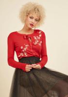  Top To Blossom Floral Cardigan In Cherry In 3x