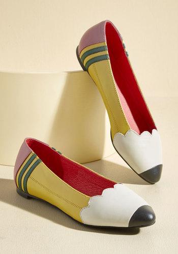  Pencil Me In Leather Flat In 11