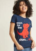 Modcloth Out Of Arms Way Graphic Tee In Stars In Xxl