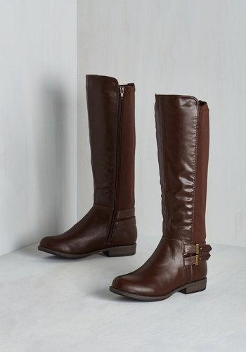 Jporiginalcorp Meandering Standards Boot In Chocolate - Wide Calf