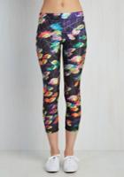 Zaraterez Groove Been Served Athletic Leggings In Fish - Cropped