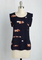 Modcloth Outfit It To Memory Sleeveless Top In Flamingos In M