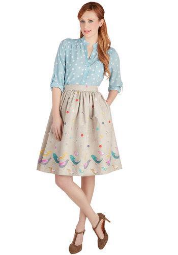 Modcloth Scrapbook Swap Skirt
