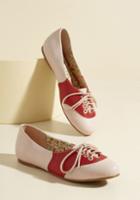 Bettiepage Study Buddies Oxford Flat In Red