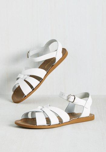  Salt Water Sandal In White In 4 Uk