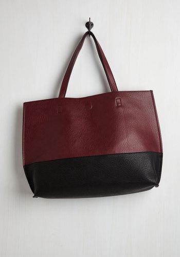 Triple7 Colorblock And Stroll Bag In Merlot