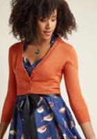 Modcloth The Dream Of The Crop Cardigan In Sunset