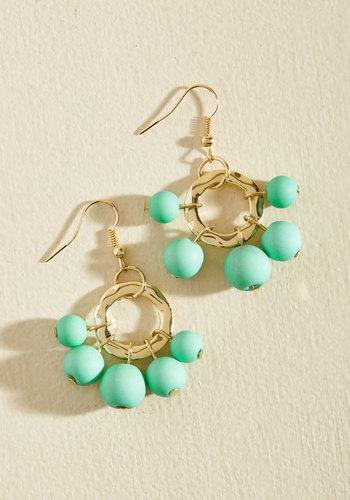  Burst Your Bauble Earrings In Aqua