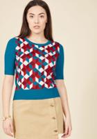  Tessellate It Be Known Knit Top In 3x