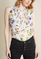 Modcloth On Your Roam Time Cotton Tunic In Print Mix In S