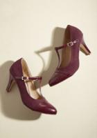  Primed With Polish T-strap Heel In 36