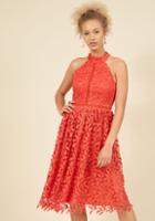  Defining Divine Midi Dress In Poppy In 2x