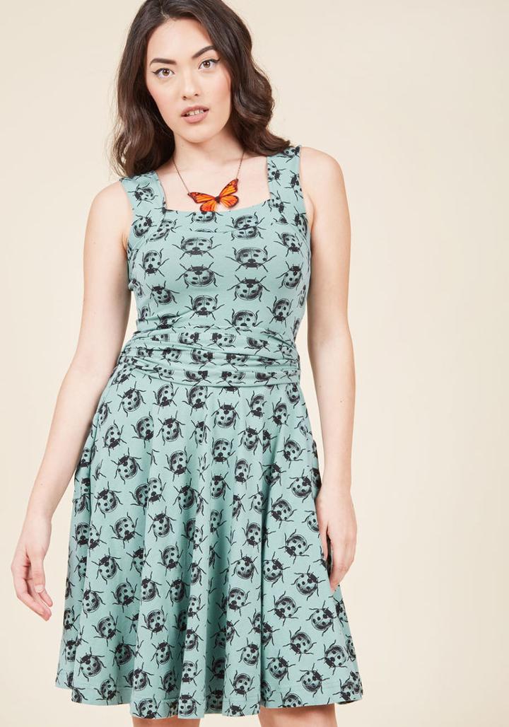 Effiesheart Guest Of Honor A-line Dress In Ladybugs