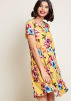 Modcloth Energetic Approach T-shirt Dress In L