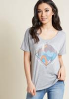 Modcloth Outdoorsy Adventurer Graphic Tee In Xxl