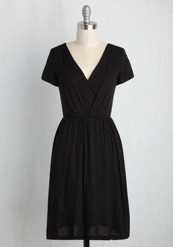  Apres La Soiree A-line Dress In Noir In M