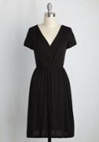  Apres La Soiree A-line Dress In Noir In M