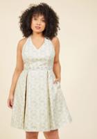 Renewed Resplendence A-line Dress In Eggshell In Xl
