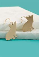 Modcloth Complementary Frenchie Earrings