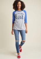 Modcloth Camp See Clearly Men's Graphic Tee In S