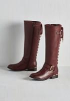 Modcloth On Vocation Time Boot In Wine In 7