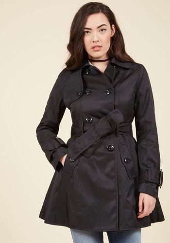  Coffee Break From The Norm Trench In Black In Xs