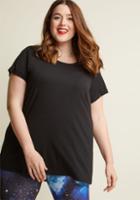 Modcloth Simplicity On A Saturday Tunic In Black In 3x