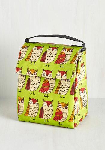 Nowdesignsdanica Owl Have What She's Having Lunch Bag