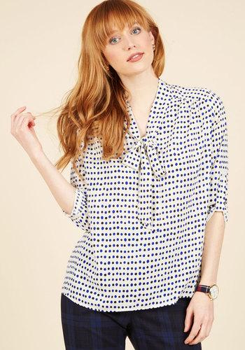  Careerist And Dearest Top In Ivory Dots In S