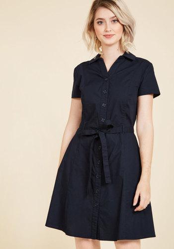  Smoothie Enthusiast A-line Dress In Navy In 4x